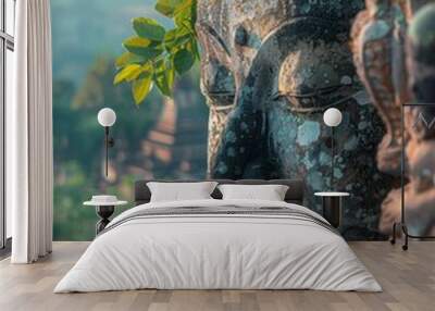 statue of buddha Wall mural