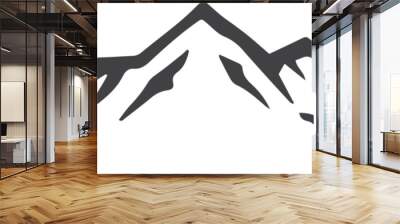 Hand Drawn mountain illustration Wall mural