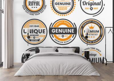 Vintage Retro Vector for banner Wall mural