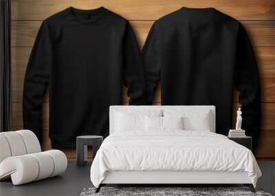 Plain body shirt. Mockup for design. Blank with space for text or print, copy space Wall mural