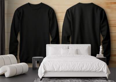 Plain body shirt. Mockup for design. Blank with space for text or print, copy space Wall mural