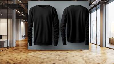 Plain body shirt. Mockup for design. Blank with space for text or print, copy space Wall mural