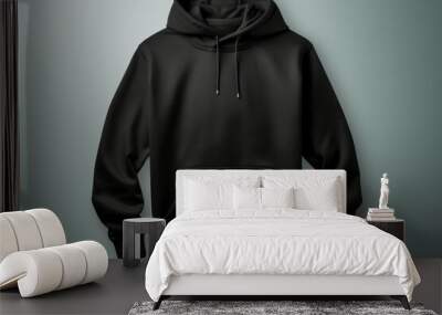 Solid color hoodie mockup for design. Blank with space for text or print, copy space Wall mural