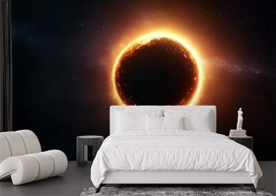 sun in space Wall mural