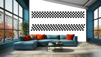 racing flag design template. race flag design vector. speed flag simple design illustration vector. Wall mural