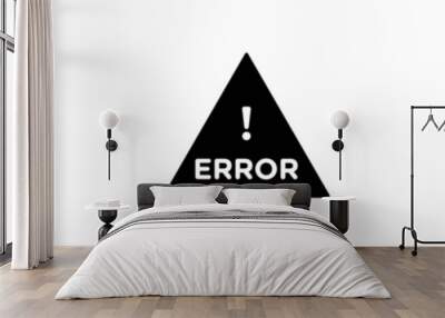 Error Icon thin line illustration Wall mural