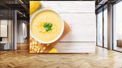 corn soup bowl Wall mural