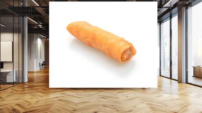 fried spring roll on white background Wall mural