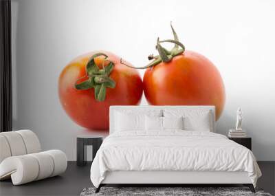 tomato isolated on white background Wall mural