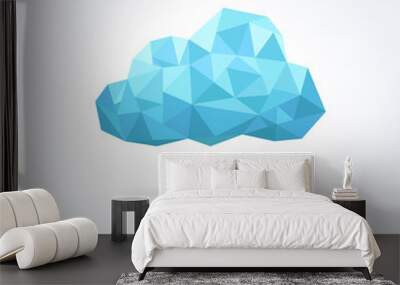 cloud geometrical style Wall mural