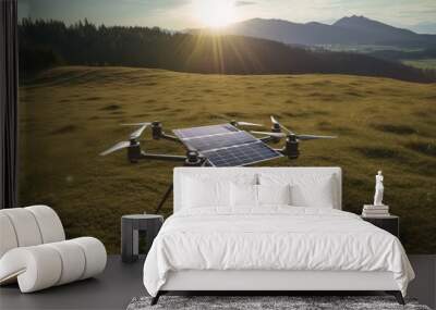 drone ideas for Solar-powered equipment  Wall mural