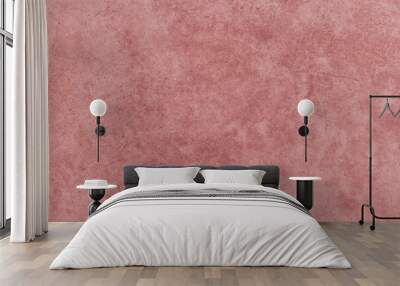 Antique red painted concrete wall in vintage style texture and background seamless Wall mural