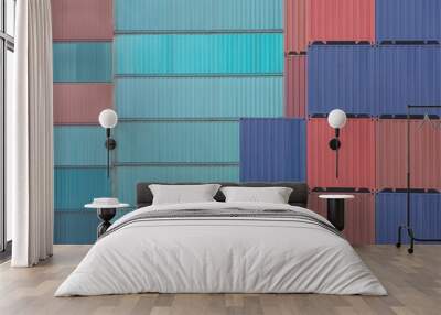 Containers shipping Wall mural