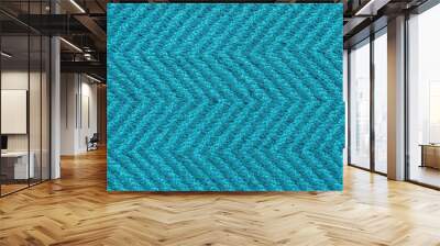 New blue carpet fabric texture and background seamless Wall mural