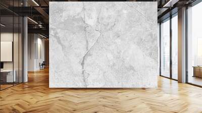 Panorama of White marble tile floor texture and bckground seamless Wall mural