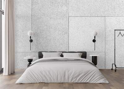 White Granite Exterior Wall Tiles Pattern with Smooth Surface texture and background seamless Wall mural