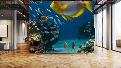 fish in aquarium Wall mural