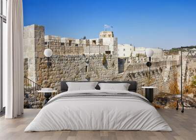 the golden gate in jerusalem's old city view Wall mural