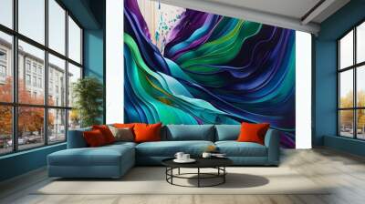 abstract colorful background Wall mural