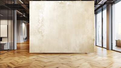 A bathroom featuring a toilet with a brown wall as the backdrop. Panorama of Old cement wall painted white, peeling paint texture and background. Wall mural