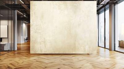 A bathroom featuring a toilet with a brown wall as the backdrop. Panorama of Old cement wall painted white, peeling paint texture and background. Wall mural