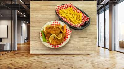 Chicken wings can be cooked in a variety of ways, such as baked, grilled, fried, or even in the air fryer Wall mural