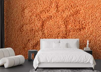 dried orange lentils as background Wall mural