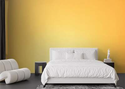 A yellow background with a white line Wall mural