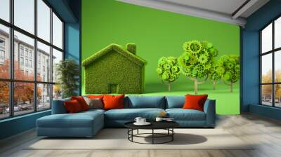 Green house ecology concept Wall mural