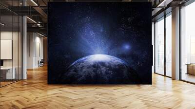 Space background Wall mural