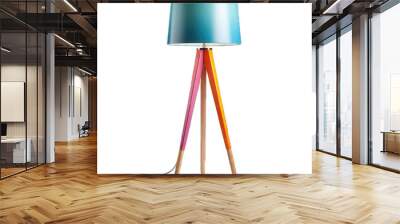 Modern table lamp on transparent Background PNG Wall mural