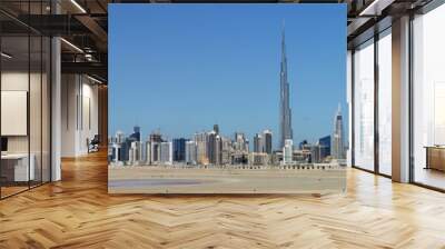 skyline of dubai Wall mural