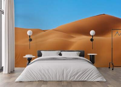 Sand dunes in a desert in California, USA Wall mural