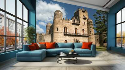 royal castle gonder gondar ethiopia Wall mural