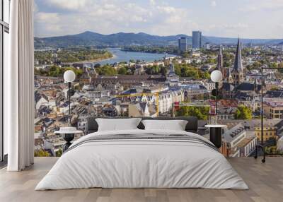 aerial of bonn, the former capital of germany Wall mural