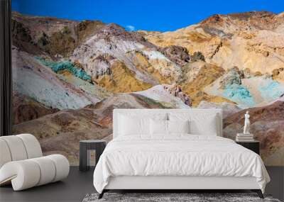 Artists Palette along Artists Drive, Death Valley National Park, USA Wall mural