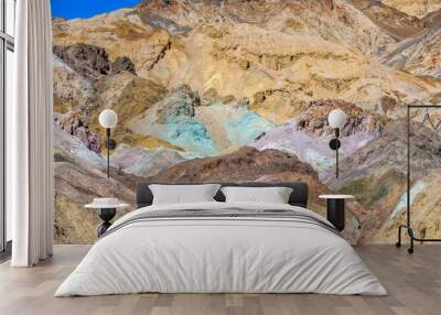 artists palette at artists drive in Death valley Wall mural