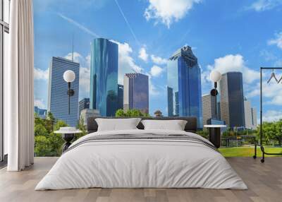 Skyline of Houston, Texas Wall mural