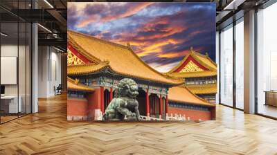 The Forbidden City of Beijing, China Wall mural