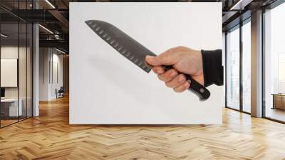 isolated male hand with tools Wall mural