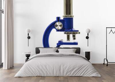 microscope on white Wall mural