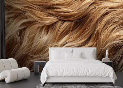 Dog hair texture background Wall mural