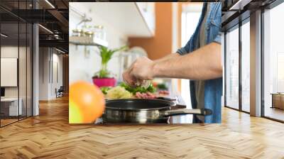 Man cooking Wall mural