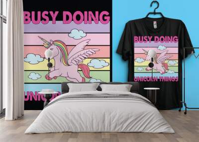 Unicorn T-shirt Design Bundle
 Wall mural