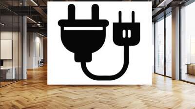 
Electric plug icon, Electric plug silhouette. Vector Illustration

 Wall mural