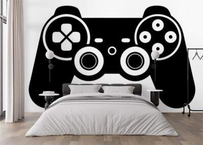 Gamepad icon. Game controller silhouette vector, Video game controller, joystick

 Wall mural