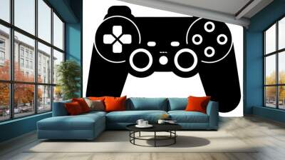 Gamepad icon. Game controller silhouette vector, Video game controller, joystick

 Wall mural