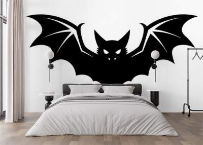 
Halloween bat silhouette vector, Bat silhouette, Halloween bat Svg Wall mural