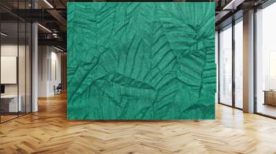 Green material Wall mural