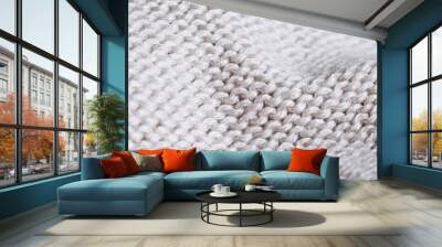 White wool Wall mural